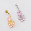 MULTI CZ BUTTERFLY DANGLE BELLY BUTTON NAVEL RING 316L SURGICAL STEEL MULTI CZ BUTTERFLY DANGLE BELLY BUTTON NAVEL RING 316L SURGICAL STEEL
